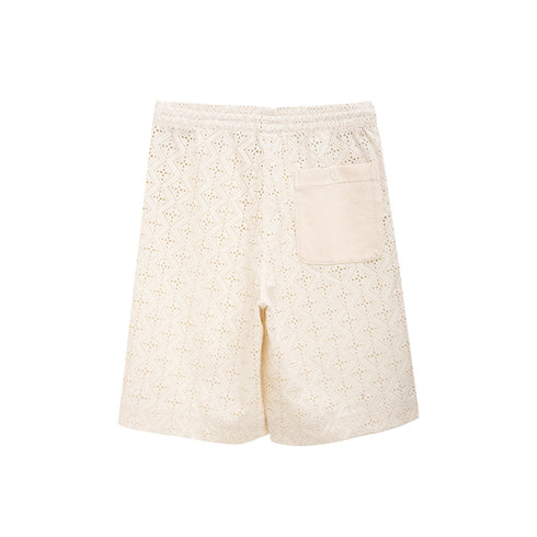 Merely Made Merely Premium Flower Lace Wide Short Cream 24PR236SP Degli Uberti